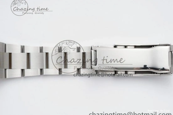 0107 Sophisticated DateJust 41 SS Polished Bezel KING 1:1 Best Edition 904L Steel Gray Stick Dial on Oyster Bracelet VR 2162